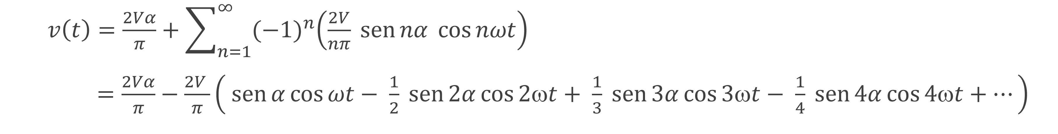 Série de Fourier de um Sinal Pulsado